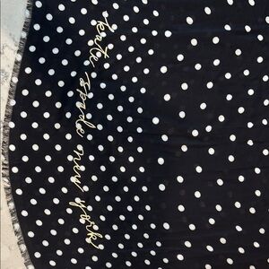 Kate Spade Polka Dot Scarf